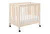 Picture of Origami Mini Folding Crib - Washed Natural - By Babyletto