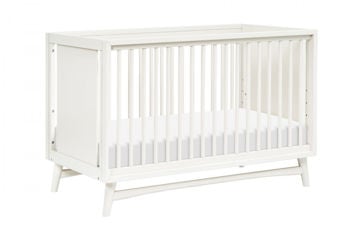Picture of Peggy Mid Century Crib Warm White - by Babyletto