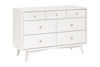 Picture of Palma 7 Drawer Dresser - Warm White Finish - by Babyletto