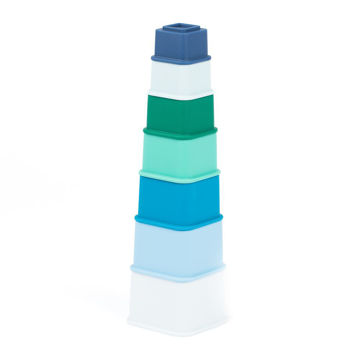 Picture of Cool Blue Happy Stacks | Bella Tunno
