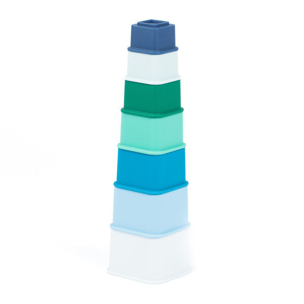 Picture of Cool Blue Happy Stacks | Bella Tunno