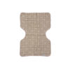 Picture of Cotton Muslin Burp Cloth - Taupe Cross by Little Unicorn