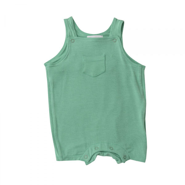 Picture of Angel Dear Winter Green Bamboo Overall Shortie