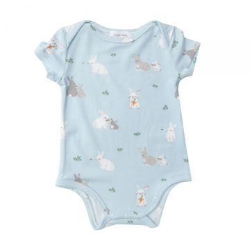 Picture of Angel Dear Blue Bunnies Bamboo Bodysuit