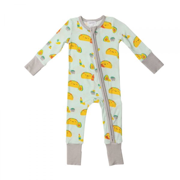 Picture of Angel Dear Blue Tacos 2 Way Zipper Romper