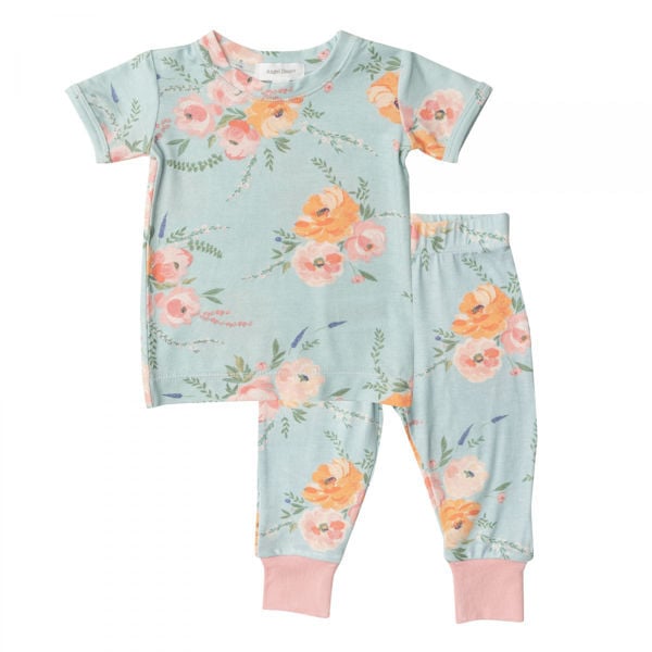 Picture of Angel Dear Peonies Short Sleeve Loungewear