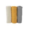 Picture of Cotton Muslin Swaddle 3 Pack - Mustard by Little Unicorn