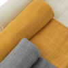 Picture of Cotton Muslin Swaddle 3 Pack - Mustard by Little Unicorn