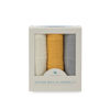 Picture of Cotton Muslin Swaddle 3 Pack - Mustard by Little Unicorn