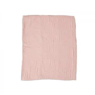 Picture of Deluxe Bamboo Muslin Quilt Big Kid - Blush by Little Unicorn