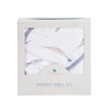 Picture of Cotton Hooded Towel & Wash Cloth - Narwhal by Little Unicorn