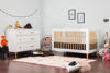 Picture of Lolly 6 Drawer Double Dresser - White & Natural - By Babyletto