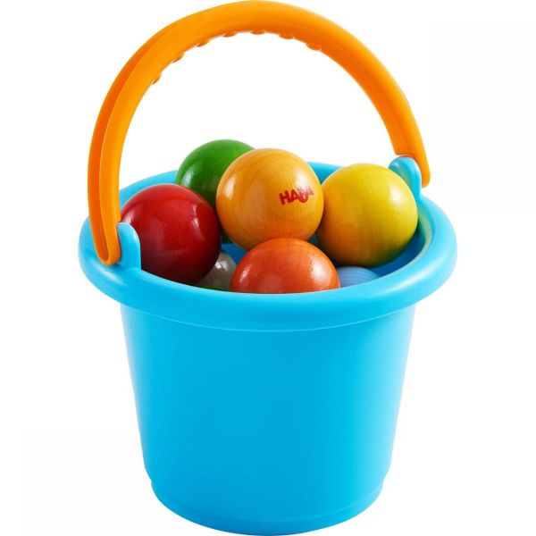 Picture of Kullerbu Bucket with 13 assorted Balls | Kullerbu by Haba