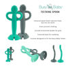 Picture of A Busy Baby Teether & Training Spoon - Spearmint