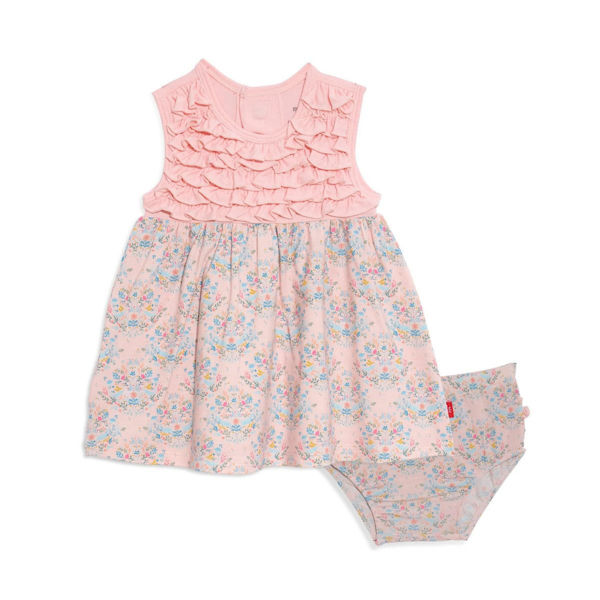 Picture of Magnetic Me Fleur De Sea Modal Dress & Diaper Cove