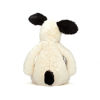 Picture of Bashful Black & Cream Puppy Medium 12" x 5"  by Jellycat