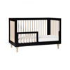Picture of Lolly 3-N-1 Crib - Black and Washed Natural - By Babyletto