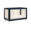 Picture of Lolly 3-in-1 Crib - Navy and Washed Natural - By Babyletto