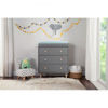 Picture of Lolly 3-Drawer Changer Dresser with Removable Changer Tray - Grey and Washed Natural - By Babyletto