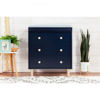 Picture of Lolly 3-Drawer Changer Dresser with Removable Changer Tray - Navy and Washed Natural - By Babyletto