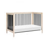 Picture of Gelato Convertible Full Sized Crib  Natural/Black - by Babyletto