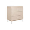 Picture of Gelato 3 Drawer Changer Dresser with Removable Changer Tray Washed Natural - by Babyletto