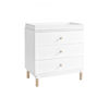 Picture of Gelato 3 Drawer Changer Dresser with Removable Changer Tray White - by Babyletto