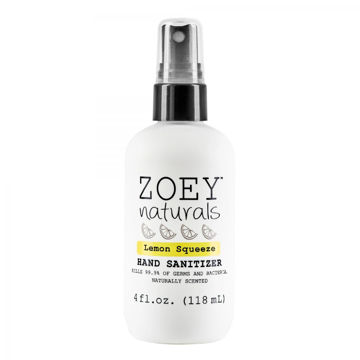 Picture of Zoey Naturals Lemon Squeeze Hand Sanitizer - 4 oz.