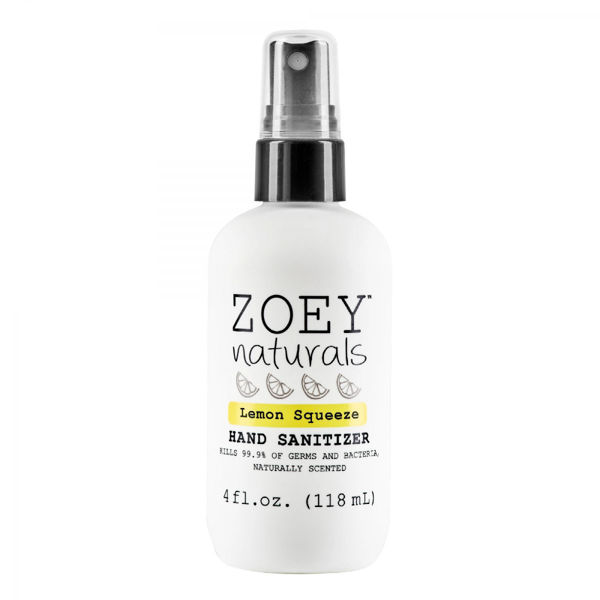 Picture of Zoey Naturals Lemon Squeeze Hand Sanitizer - 4 oz.