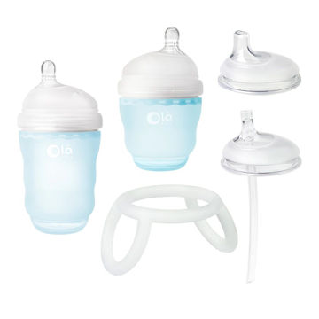 Picture of Gentle Bottle Transitional Set - Sky - from Ola Baby
