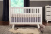 Picture of Hudson 3-in-1 Convertible Crib White with Toddler Bed Conversion Kit- By Babyletto