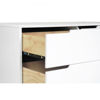 Picture of Hudson 6-Drawer Solid White Double Dresser - by BabyLetto