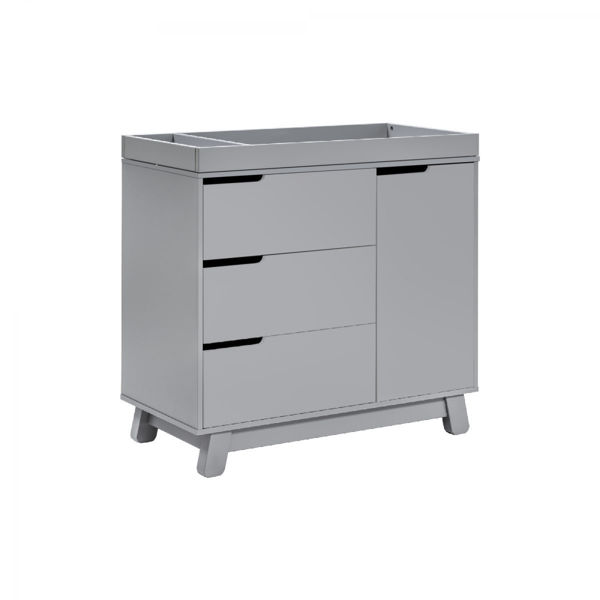 Picture of Hudson 3-Drawer Changer Dresser Grey with Removable Changing Tray - by Babyletto