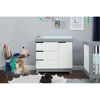 Picture of Hudson 3-Drawer Changer Dresser Grey and White with Removable Changing Tray - by Babyletto