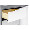 Picture of Hudson 3-Drawer Changer Dresser Grey and White with Removable Changing Tray - by Babyletto