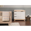 Picture of Hudson 3-Drawer Changer Dresser Washed Natural and White with Removable Changing Tray - by Babyletto