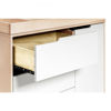 Picture of Hudson 3-Drawer Changer Dresser Washed Natural and White with Removable Changing Tray - by Babyletto