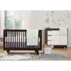 Picture of Hudson 3-Drawer Changer Dresser Espresso and White with Removable Changing Tray - by Babyletto