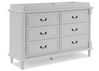 Picture of Juliette 6 Drawer Dresser with Changing Top - Moonstruck Grey