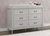 Picture of Juliette 6 Drawer Dresser with Changing Top - Moonstruck Grey