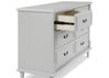 Picture of Juliette 6 Drawer Dresser with Changing Top - Moonstruck Grey