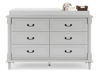 Picture of Juliette 6 Drawer Dresser with Changing Top - Moonstruck Grey