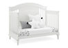 Picture of Juliette 6-in-1 Convertible Crib with toddler guardrail -  Bianca White