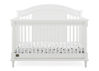 Picture of Juliette 6-in-1 Convertible Crib with toddler guardrail -  Bianca White