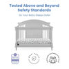 Picture of Juliette 6-in-1 Convertible Crib with toddler guardrail -  Moonstruck Grey