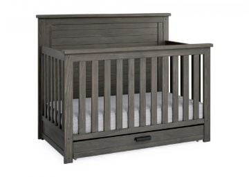 Picture of Caden 4-In-1 Crib with Storage Drawer - Rustic Grey | Simmons Baby