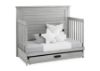 Picture of Caden 4-In-1 Crib with Storage Drawer - Rustic Mist | Simmons Baby