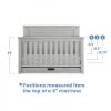 Picture of Caden 4-In-1 Crib with Storage Drawer - Rustic Mist | Simmons Baby