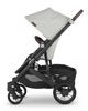 Picture of CRUZ V2 Stroller - ANTHONY (white & grey chenille/carbon/saddle) | by Uppa Baby