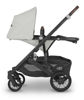 Picture of CRUZ V2 Stroller - ANTHONY (white & grey chenille/carbon/saddle) | by Uppa Baby